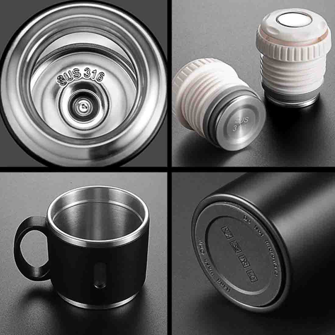 Personalized Thermos Cup For Tea Flask Gift Box Set Stainless Steel Flask - Add Name - Image 11
