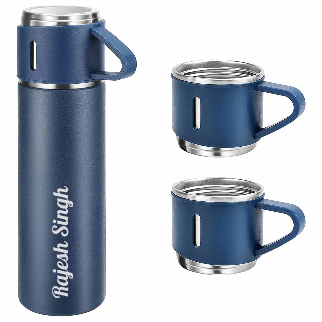 Personalized Thermos Cup For Tea Flask Gift Box Set Stainless Steel Flask - Add Name - Image 43