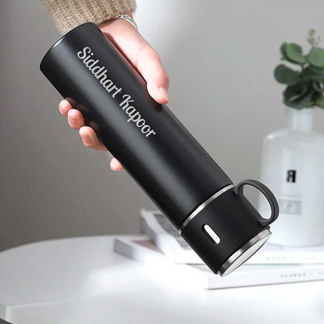 Personalized Thermos Cup For Tea Flask Gift Box Set Stainless Steel Flask - Add Name - Image 6