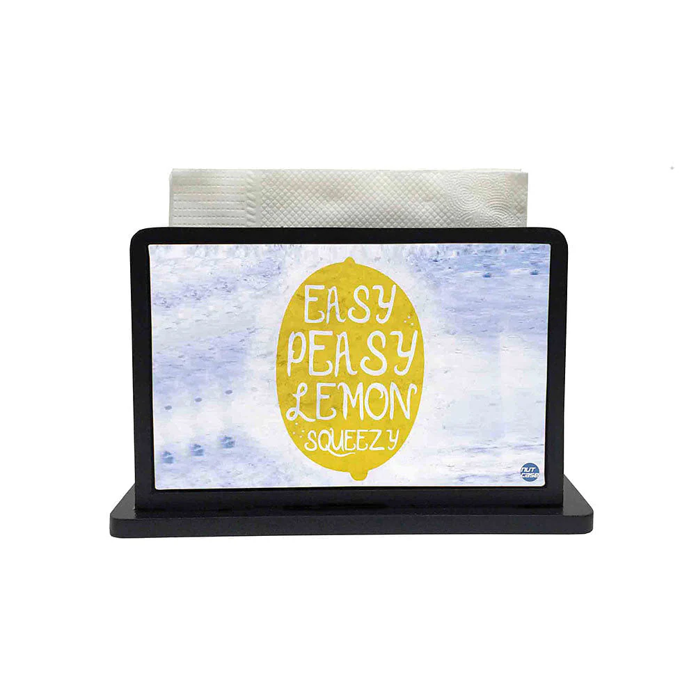 Tissue Holder Paper Napkin Stand - Easy Peasy Lemons - Image 2