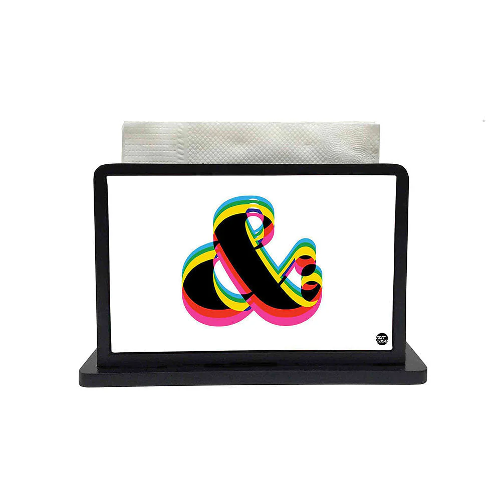 Tissue Holder Paper Napkin Stand - & Sign - Image 2