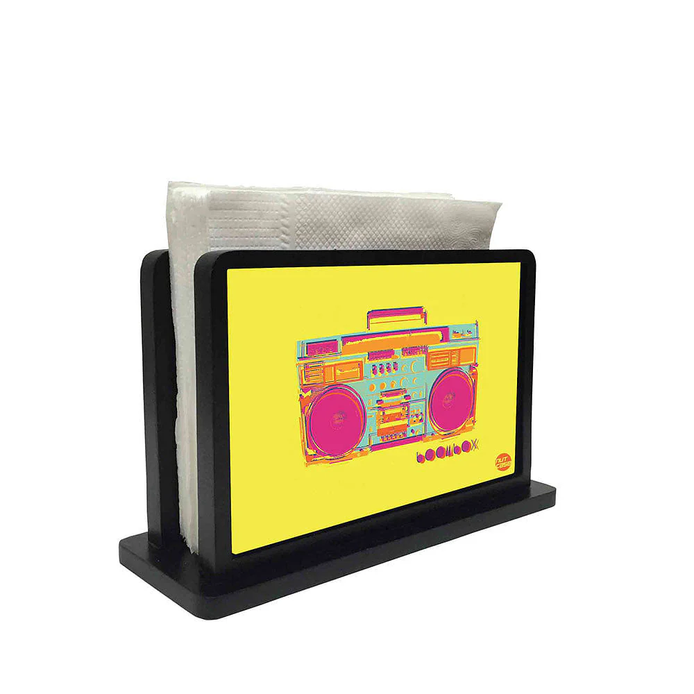 Tissue Holder Paper Napkin Stand - Radio Yellow