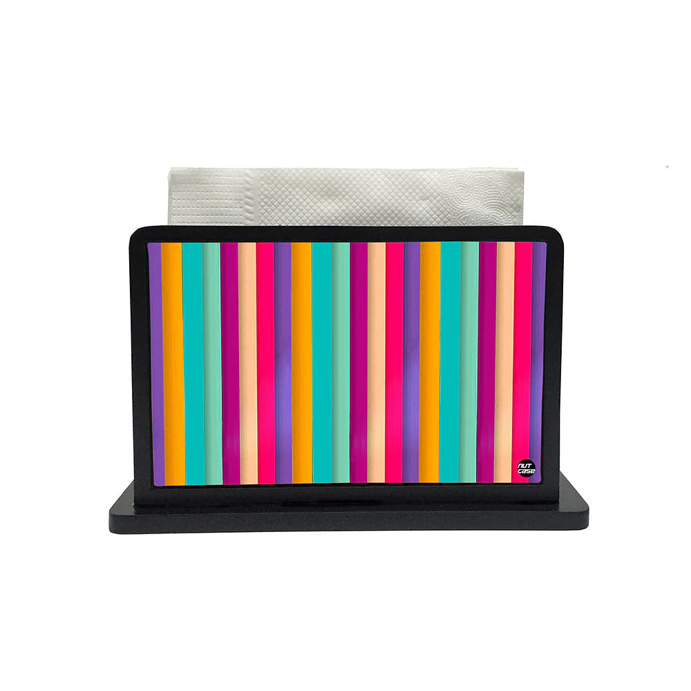 Tissue Holder Paper Napkin Stand - Line Pattern - Image 2