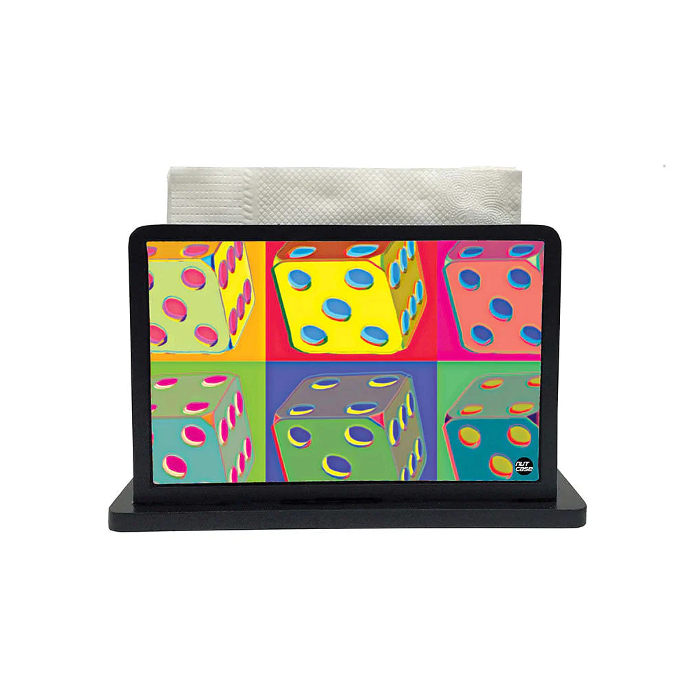 Tissue Holder Paper Napkin Stand - Dice - Image 2