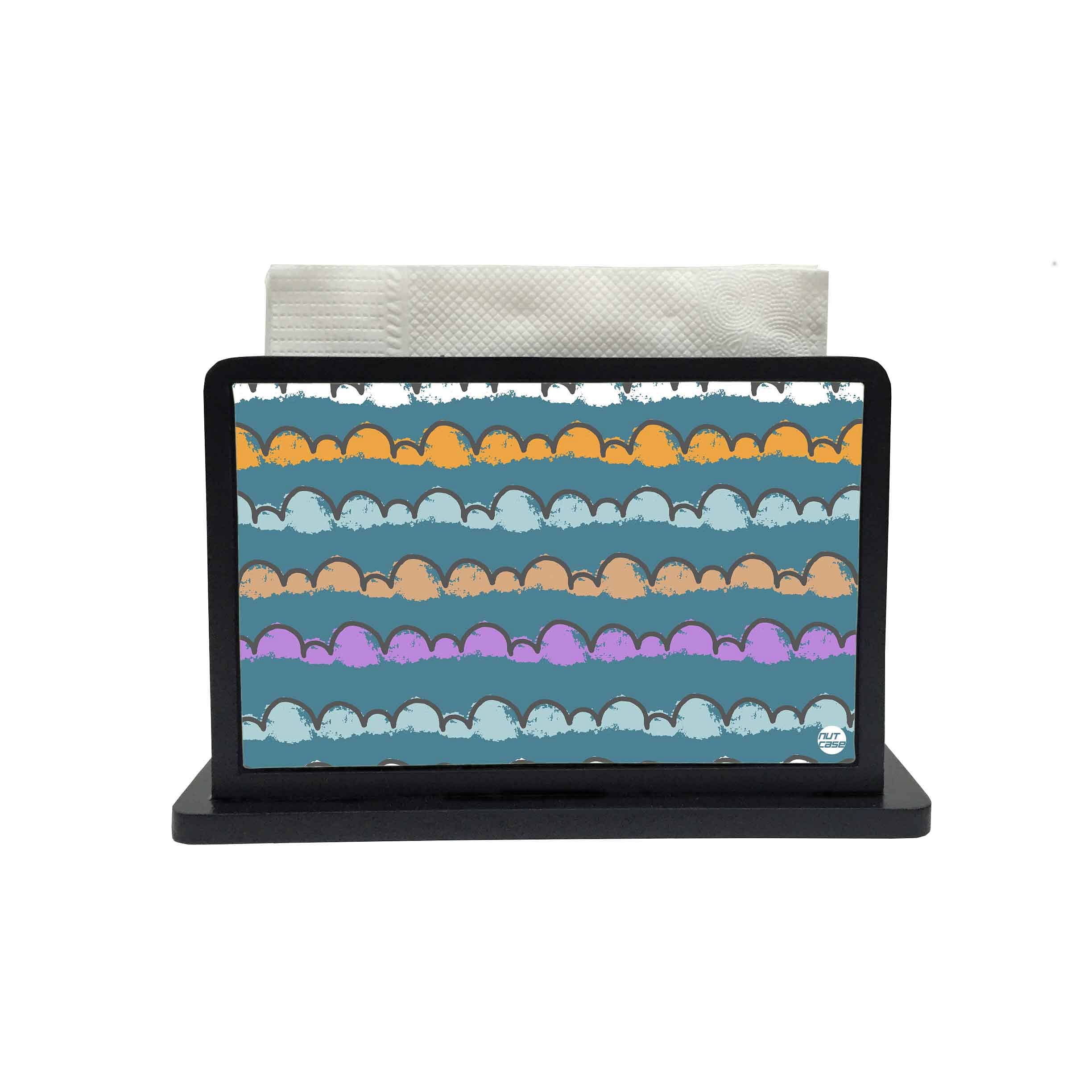 Tissue Paper Napkin Holder Stand - Clouds of Color - Image 2