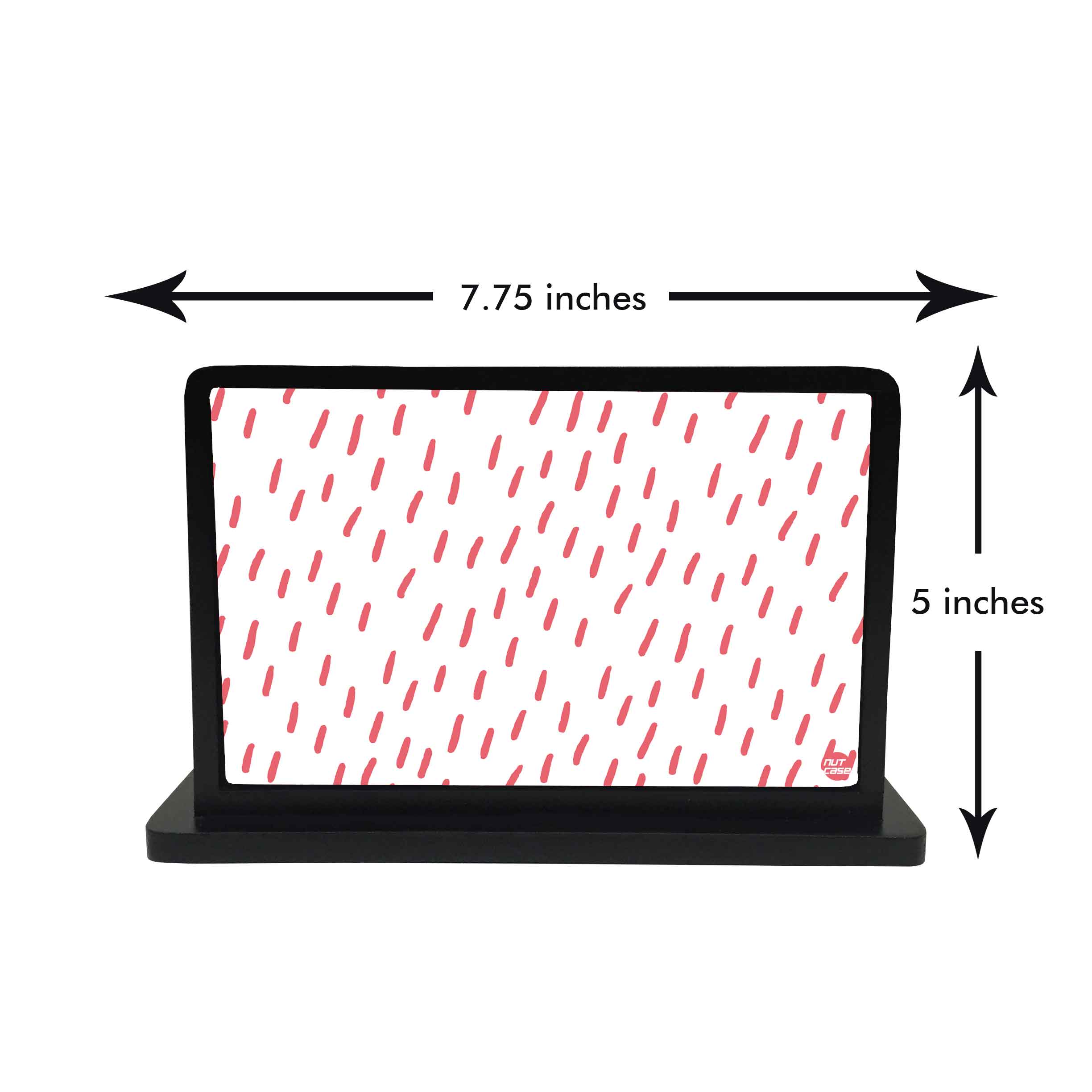 Tissue Paper Napkin Holder Stand - Pink Drops - Image 3