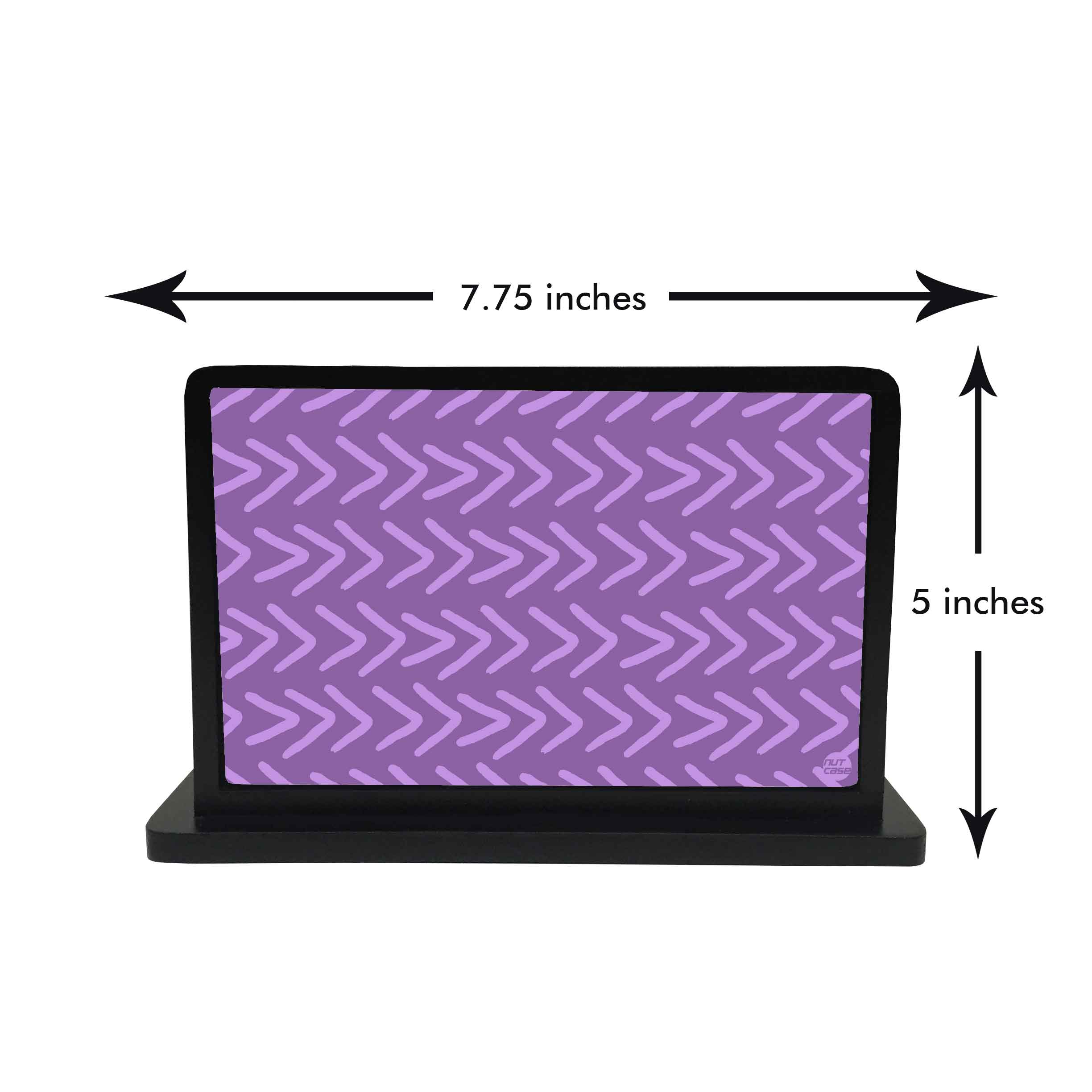 Tissue Paper Napkin Holder Stand - Pink and Purple arrows - Image 3