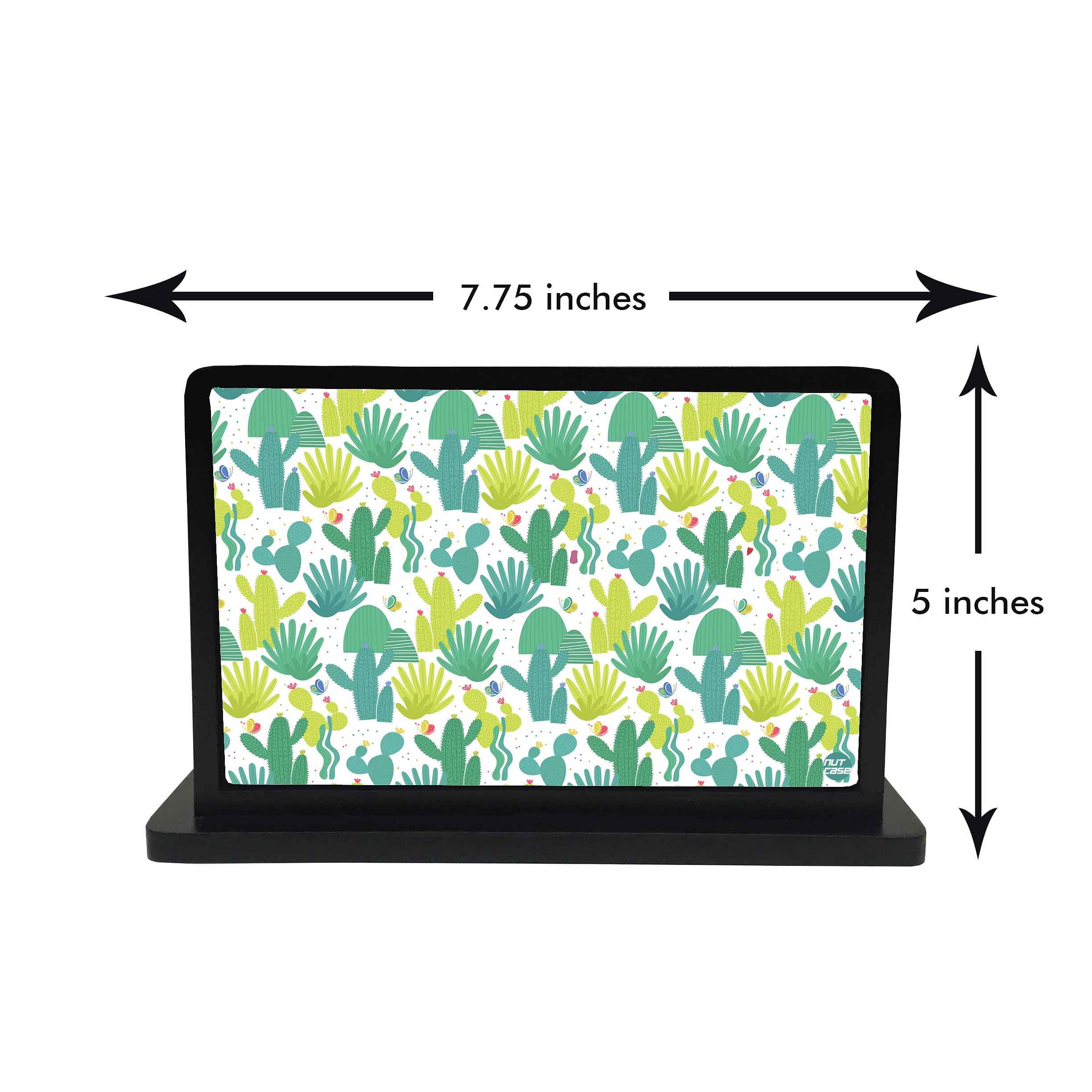 Tissue Holder Paper Napkin Stand - Cactus Art - Image 3