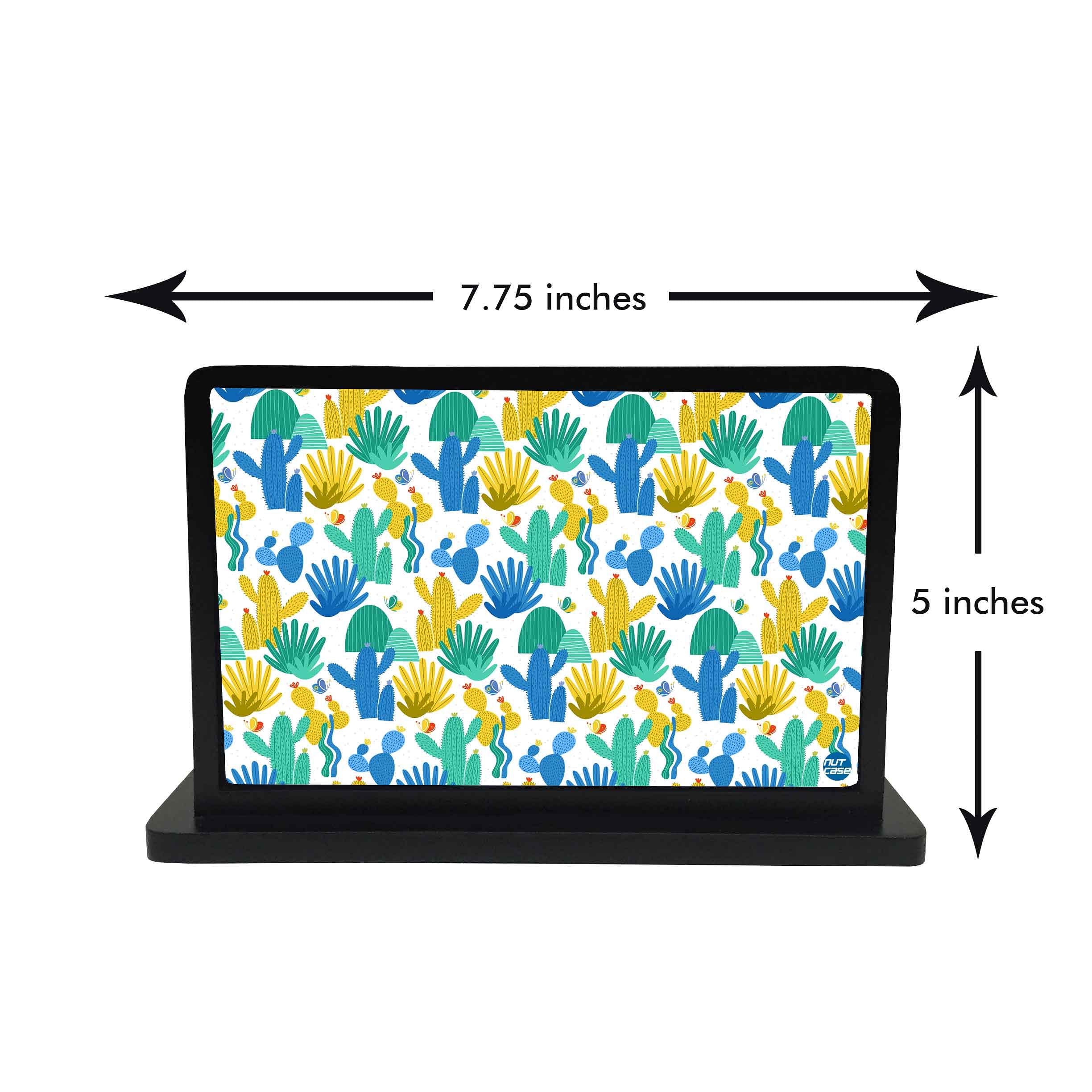 Tissue Holder Paper Napkin Stand - Cool Cactus Design - Image 3