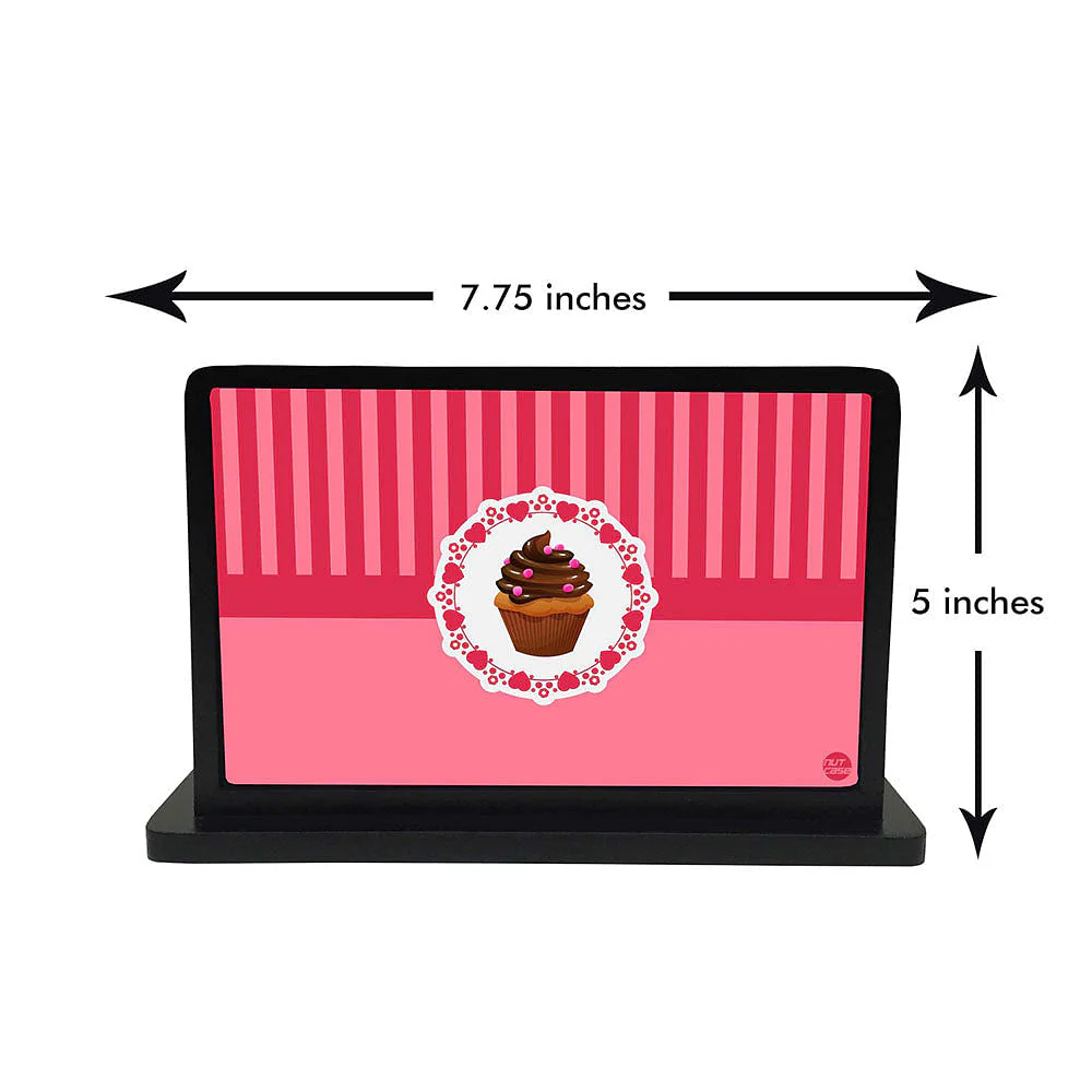 Tissue Holder Paper Napkin Stand - Pink cupcakes - Image 3