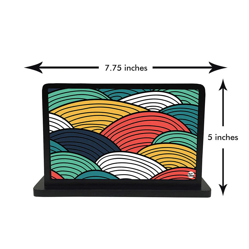 Tissue Holder Paper Napkin Stand - Waves of color - Image 3