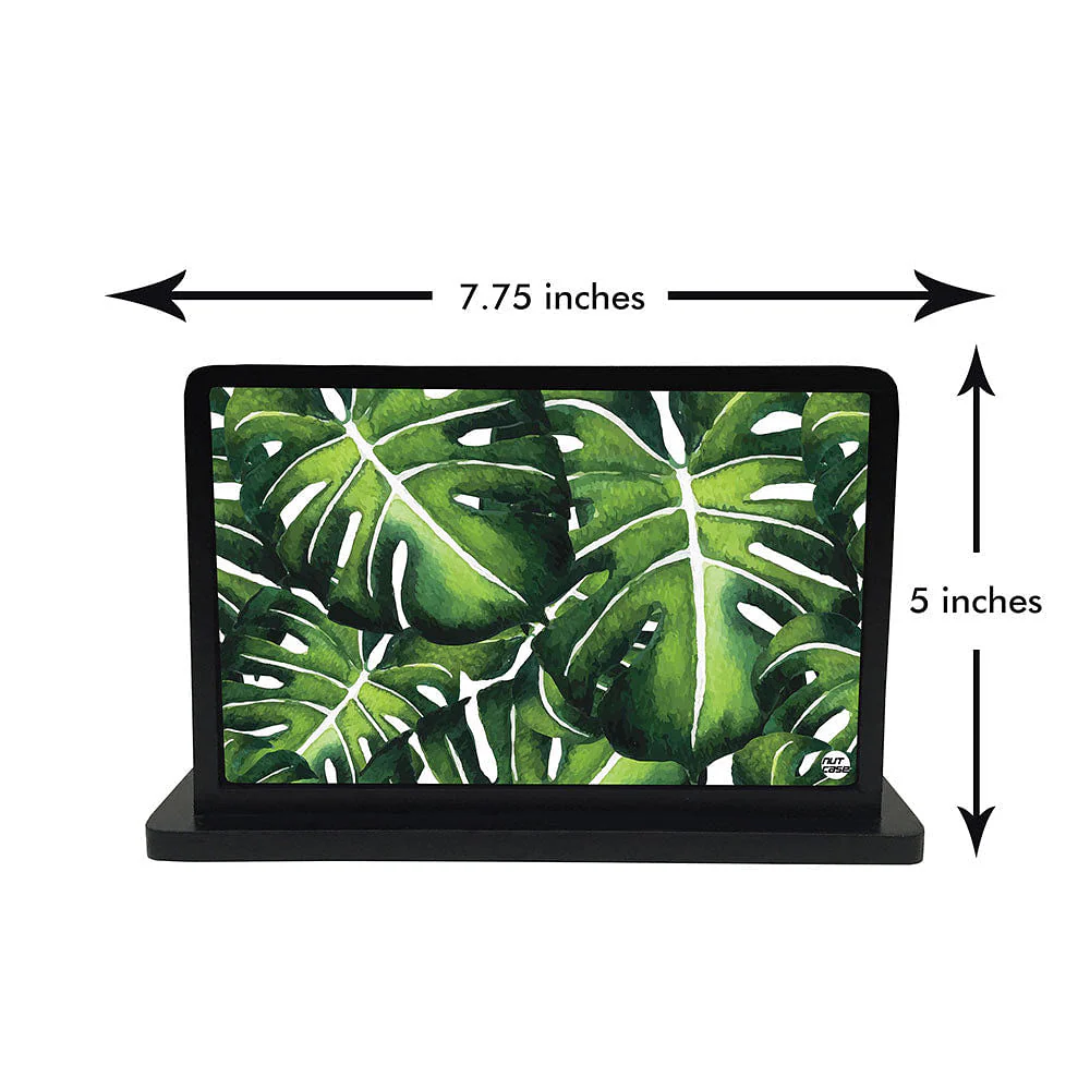 Tissue Holder Paper Napkin Stand - Monstera Plants - Image 3