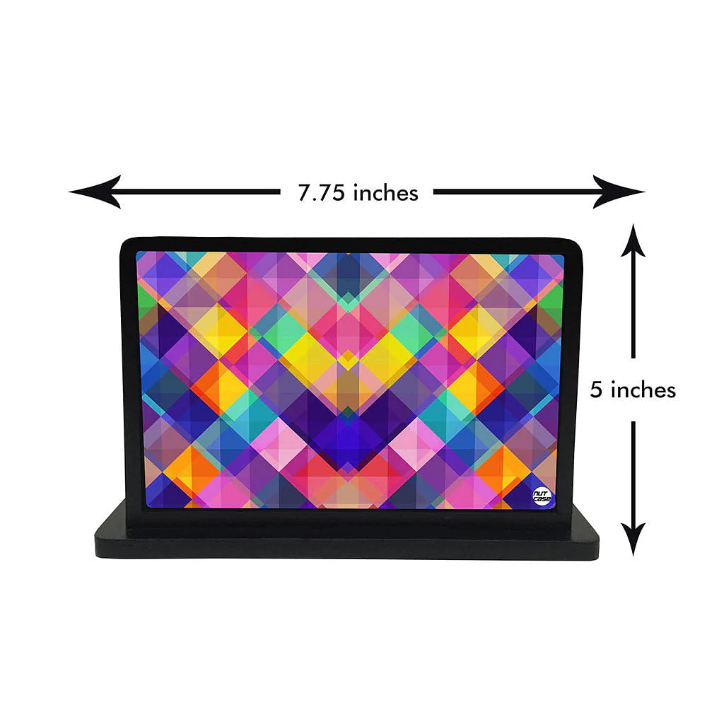Tissue Holder Paper Napkin Stand - Colorful Checkbox - Image 3