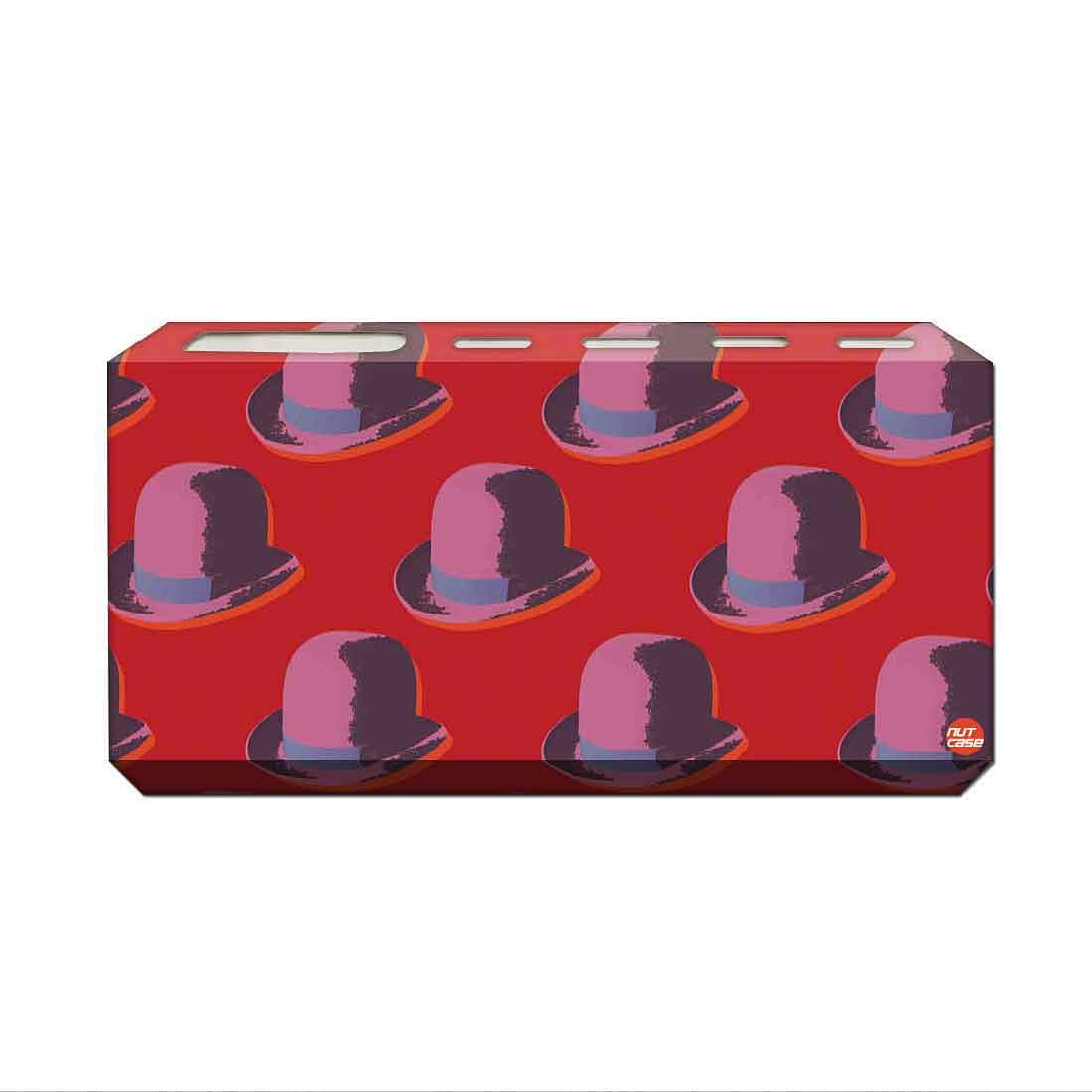 Toothbrush Holder Wall Mounted -Hat Red - Image 2