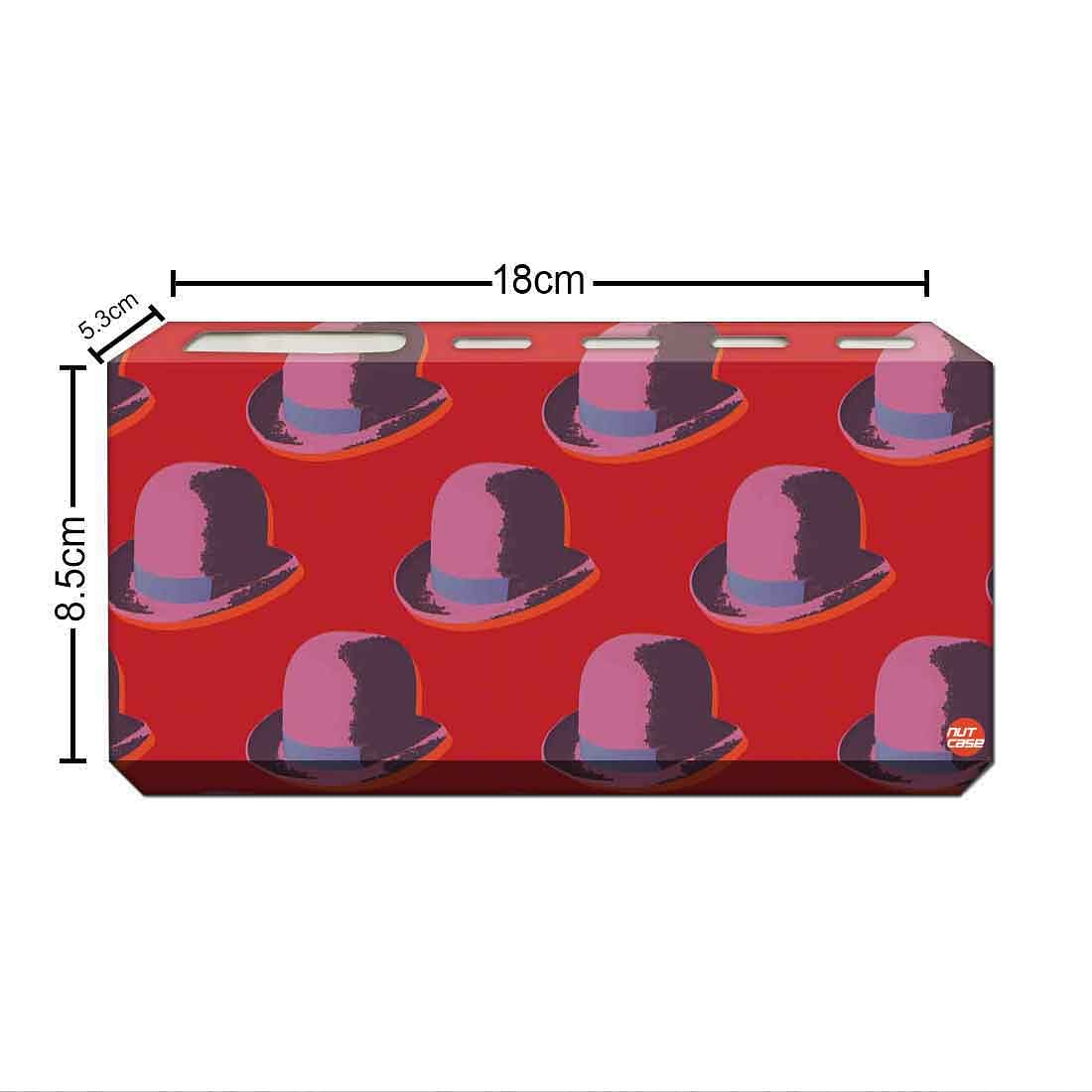 Toothbrush Holder Wall Mounted -Hat Red - Image 3