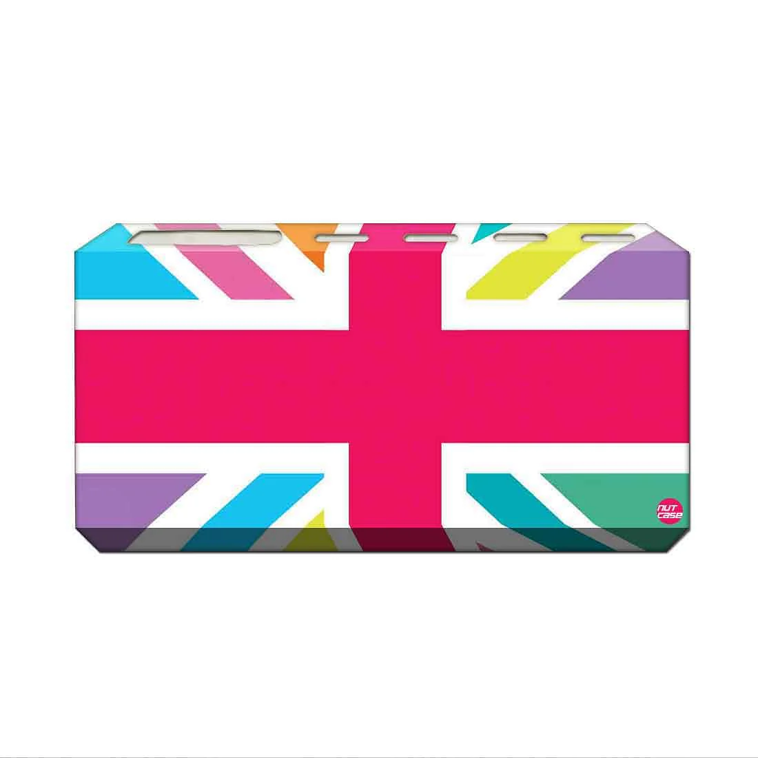 Toothbrush Holder Wall Mounted -Multicolor Union Jack British Flag - Image 2