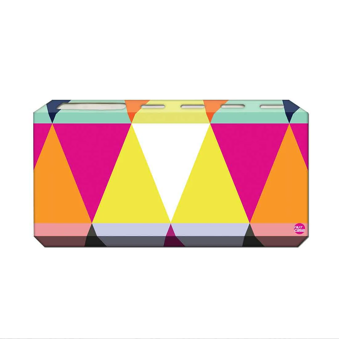 Toothbrush Holder Wall Mounted -Coloreful Triangles - Image 2