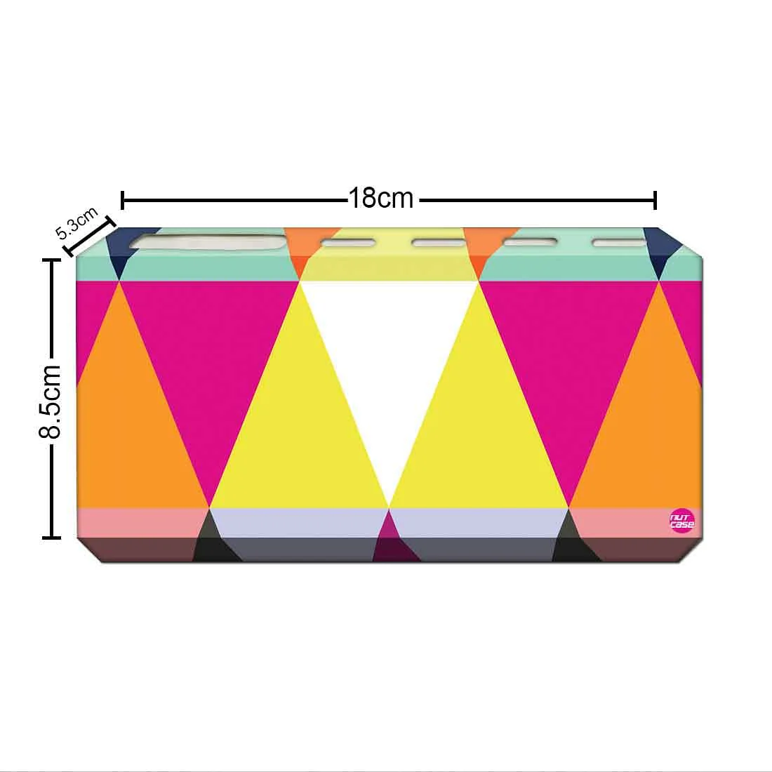 Toothbrush Holder Wall Mounted -Coloreful Triangles - Image 3