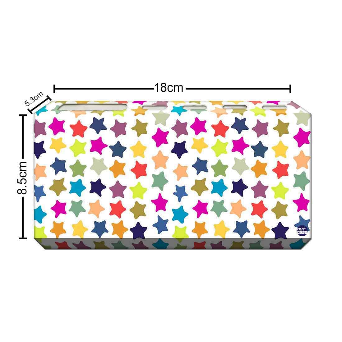 Wall Mount Designer Toothbrush Organiser-Colorful Stars - Image 3