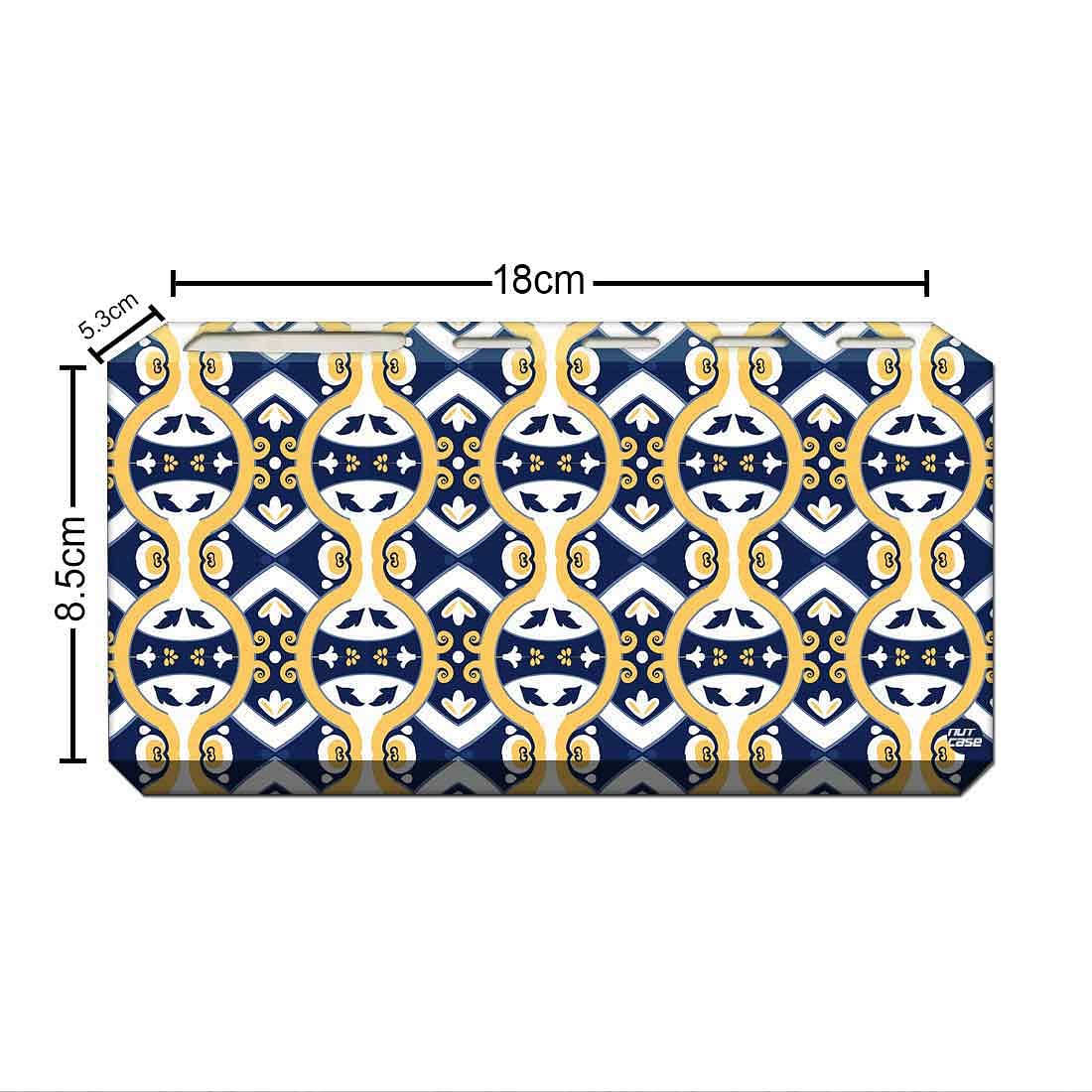 Toothbrush Holder Wall Mounted -Spanish Tiles Pattern - Image 3