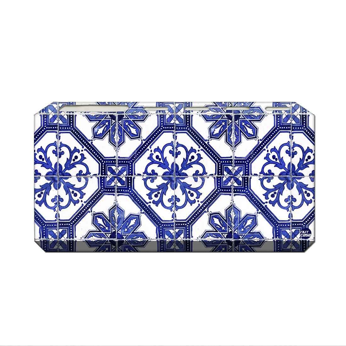 Toothbrush Holder Wall Mounted -Floral Tiles Pattern - Image 2