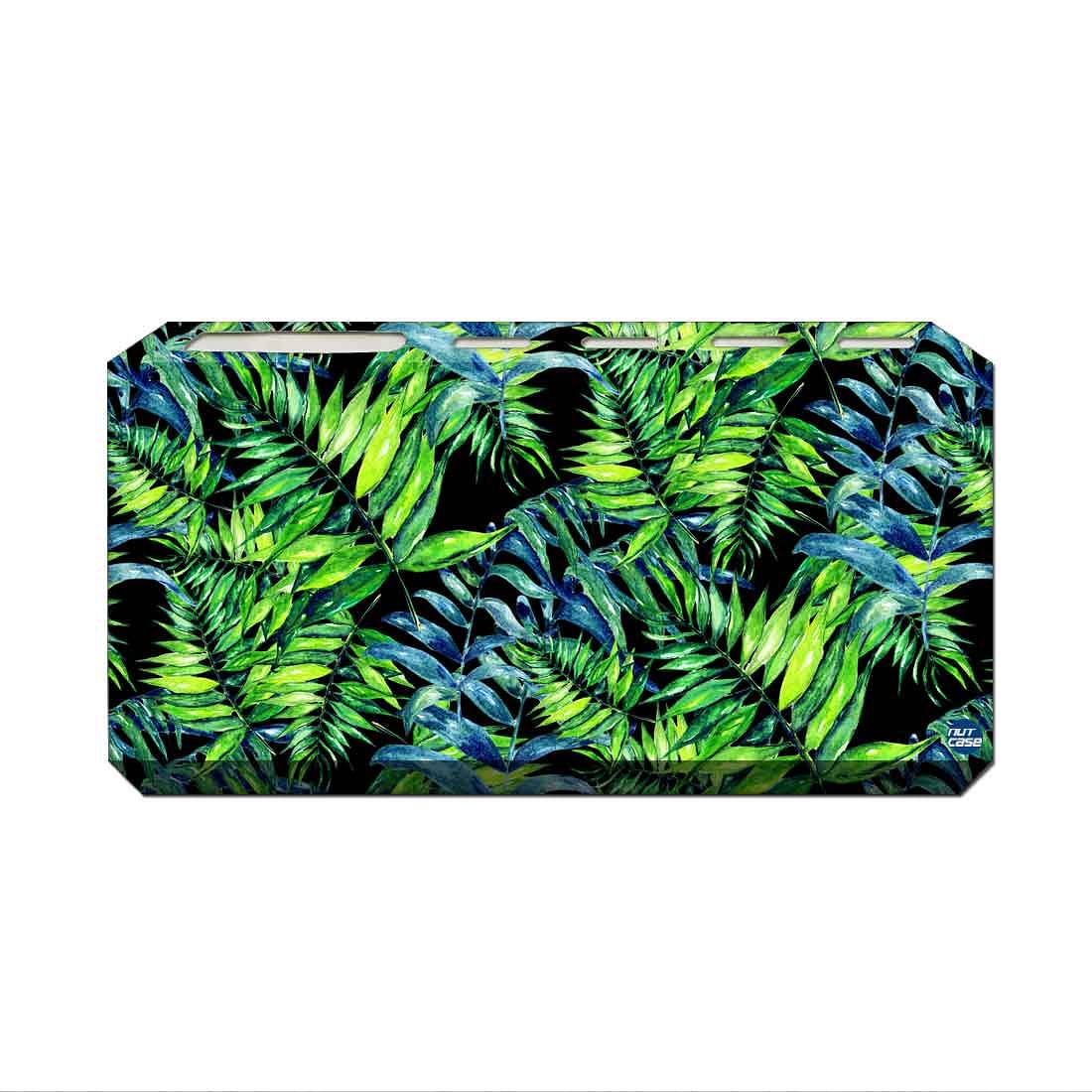 Toothbrush Holder Wall Mounted -Tropical Green Leaf - Image 2