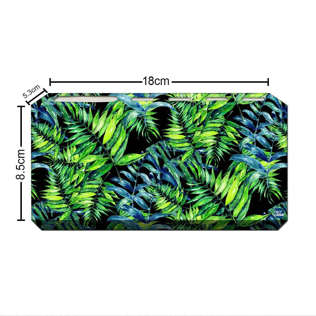 Toothbrush Holder Wall Mounted -Tropical Green Leaf - Image 3