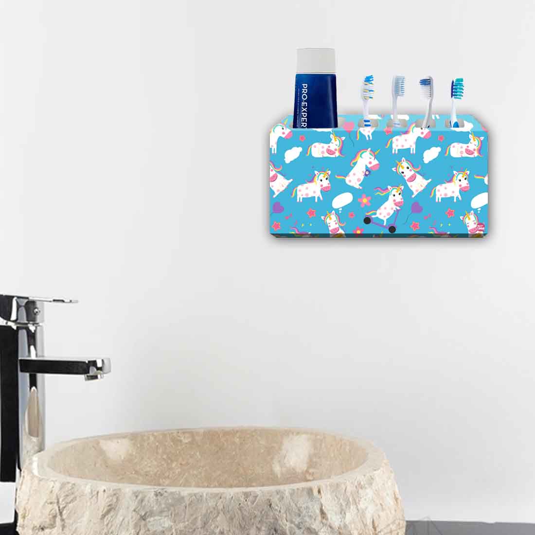 Toothbrush Holder Wall Mounted -Cute Unicorn - Image 4