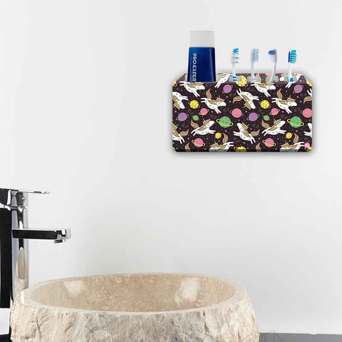 Wall Mounted Toothbrush Stand for Bathroom-Space Unicorn - Image 4