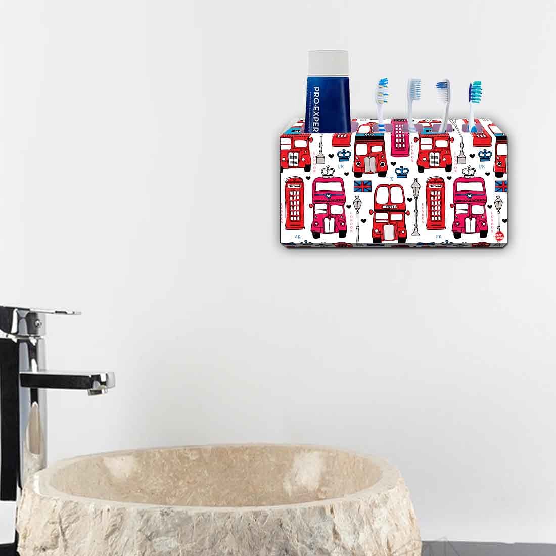 Toothbrush Holder Wall Mounted -London Travel - Image 4