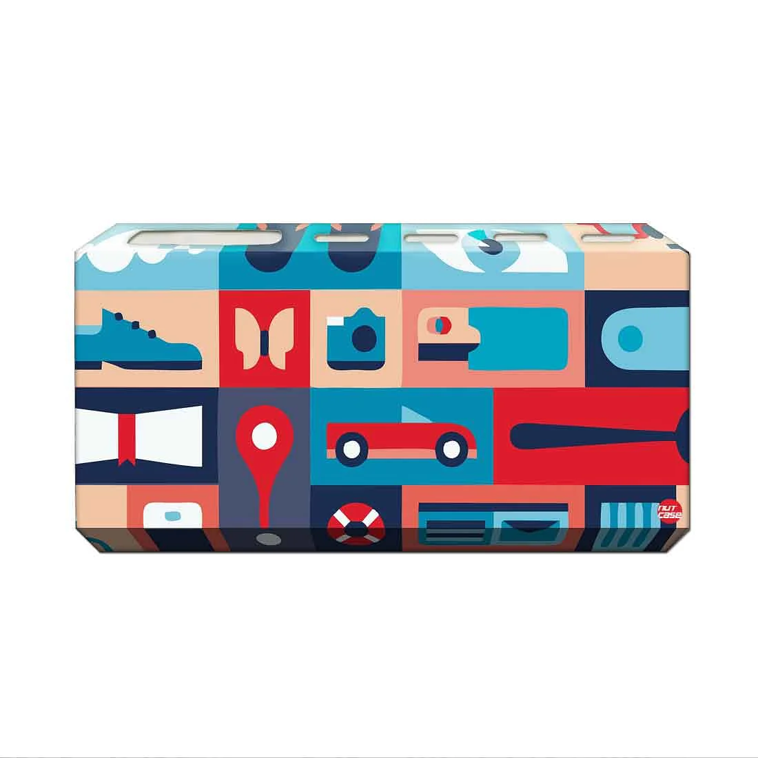 Toothbrush Holder Wall Mounted -Retro Elements - Image 2