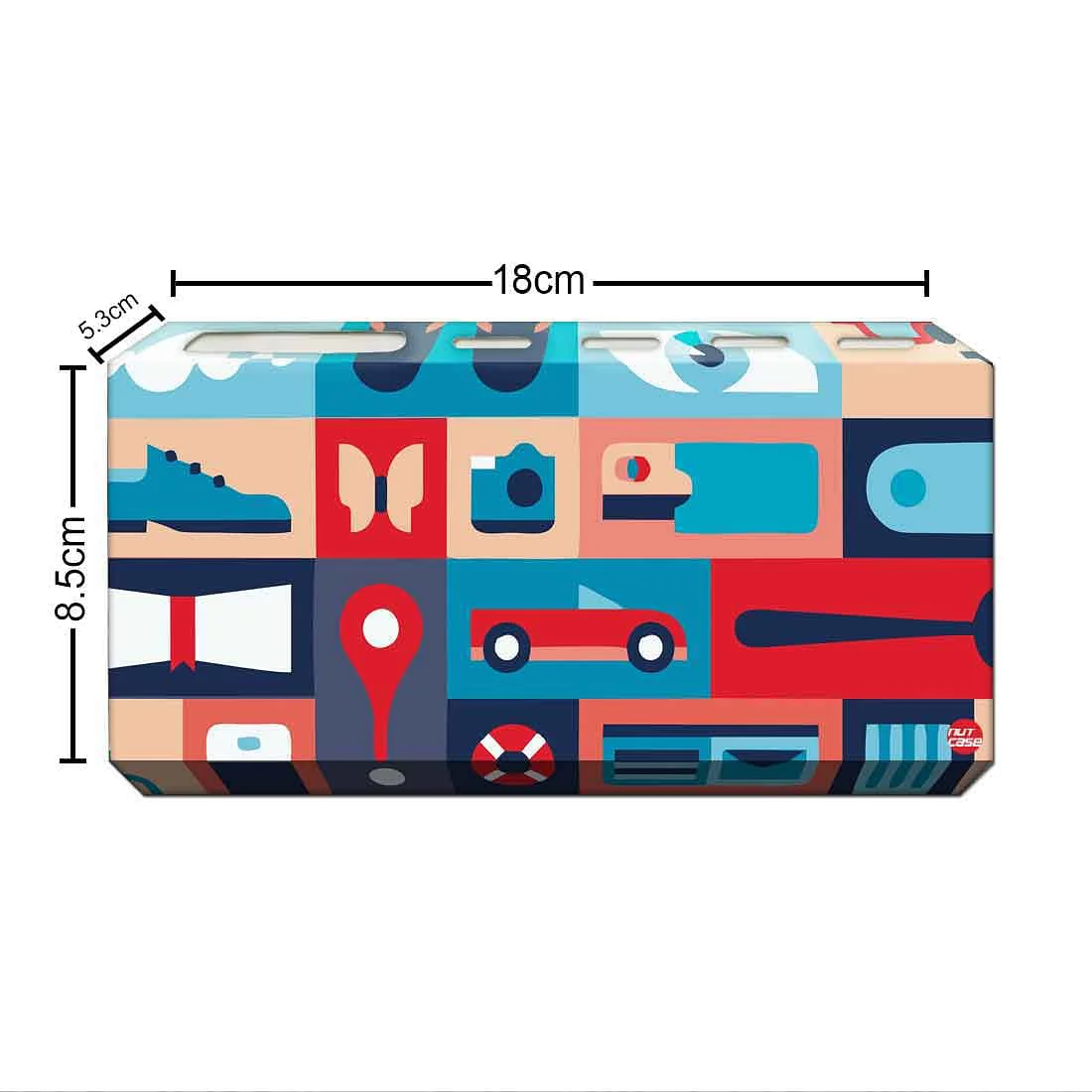 Toothbrush Holder Wall Mounted -Retro Elements - Image 3
