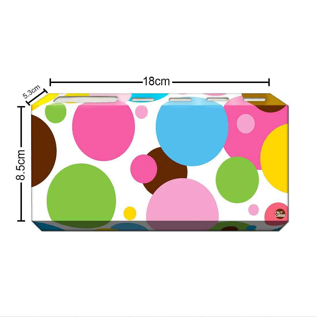 Toothbrush Holder Wall Mounted -Colorful Polka Dots - Image 3