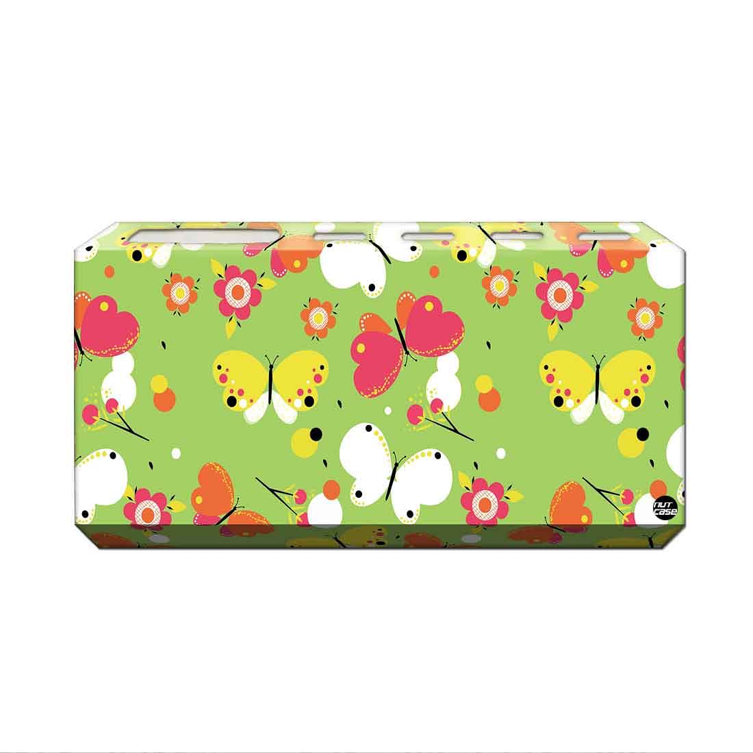 Toothbrush Holder Wall Mounted -Green Butterfly - Image 2