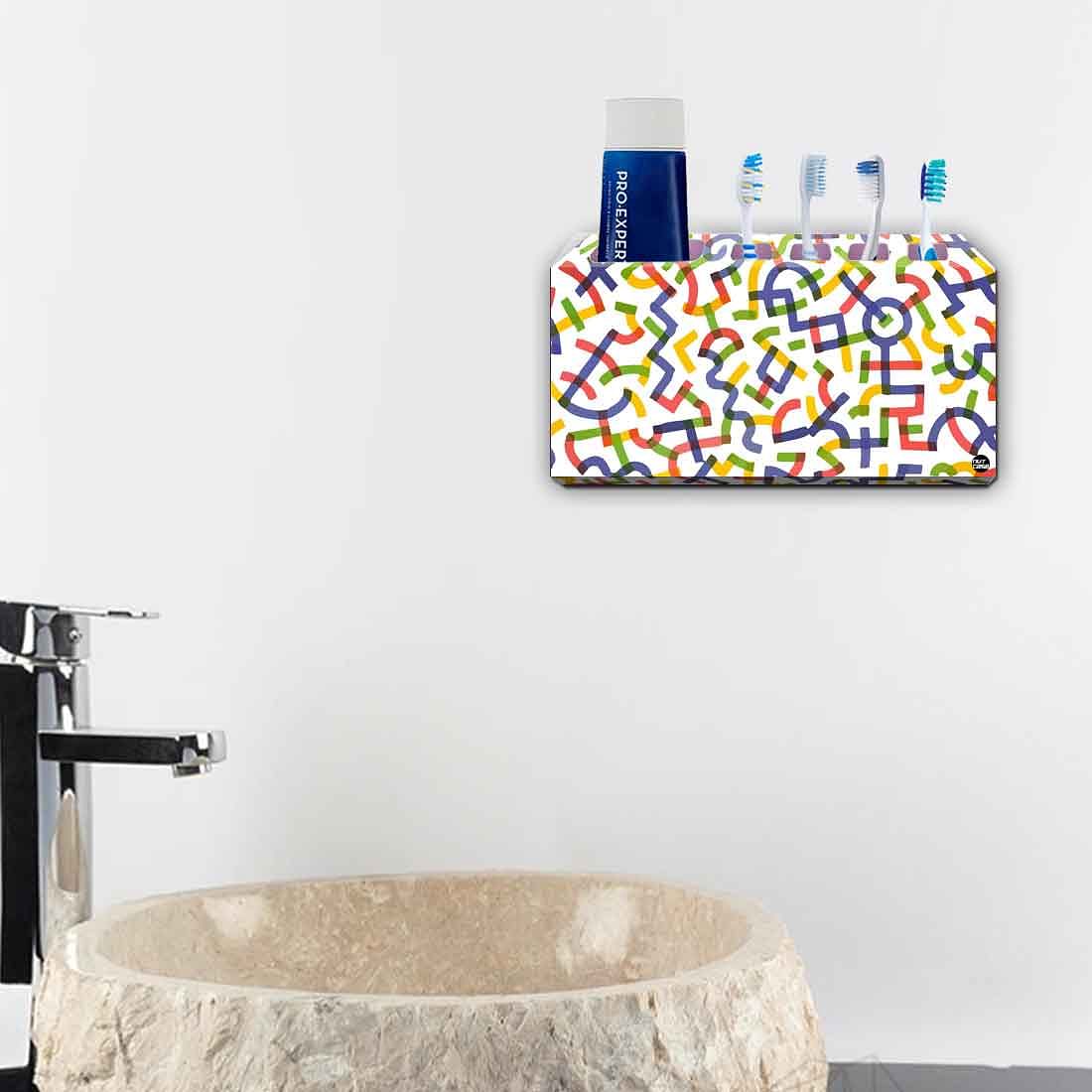 Toothbrush Holder Wall Mounted -Alphabets - Image 4