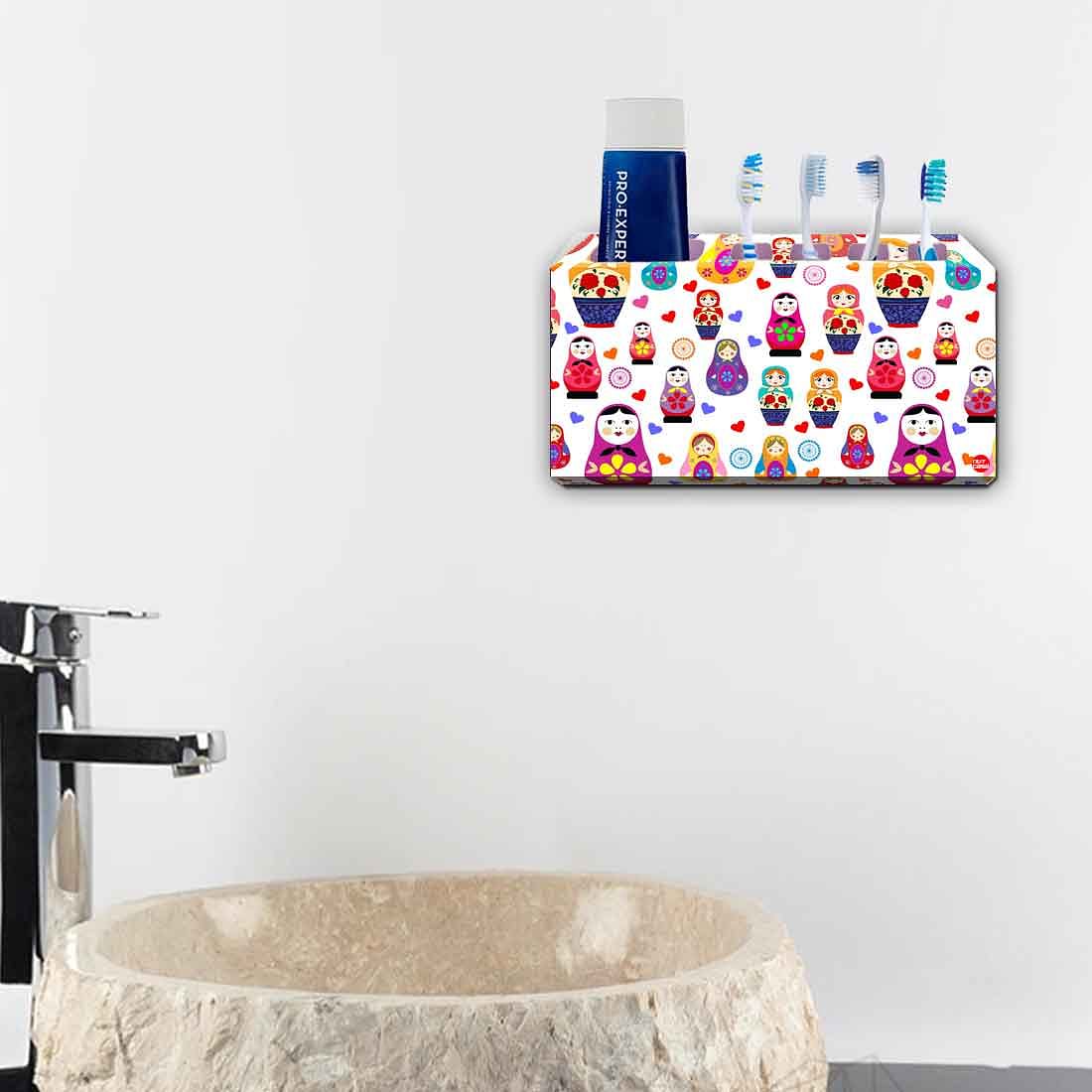 Toothbrush Holder Wall Mounted -Alcohol Design Ink Color - Image 4