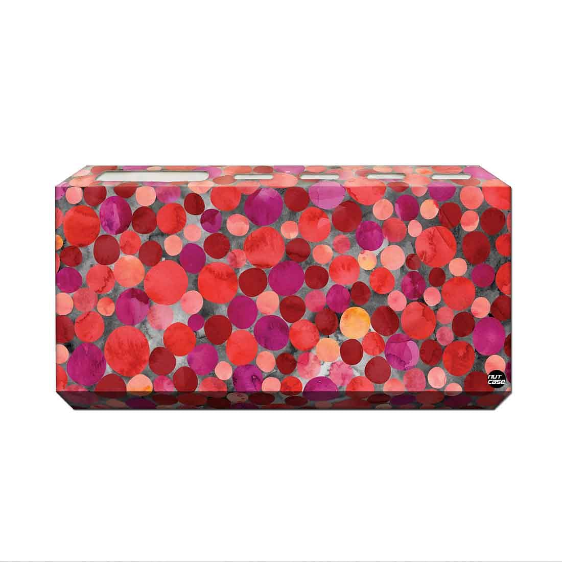 Toothbrush Holder Wall Mounted -Pink Marble Dots - Image 2