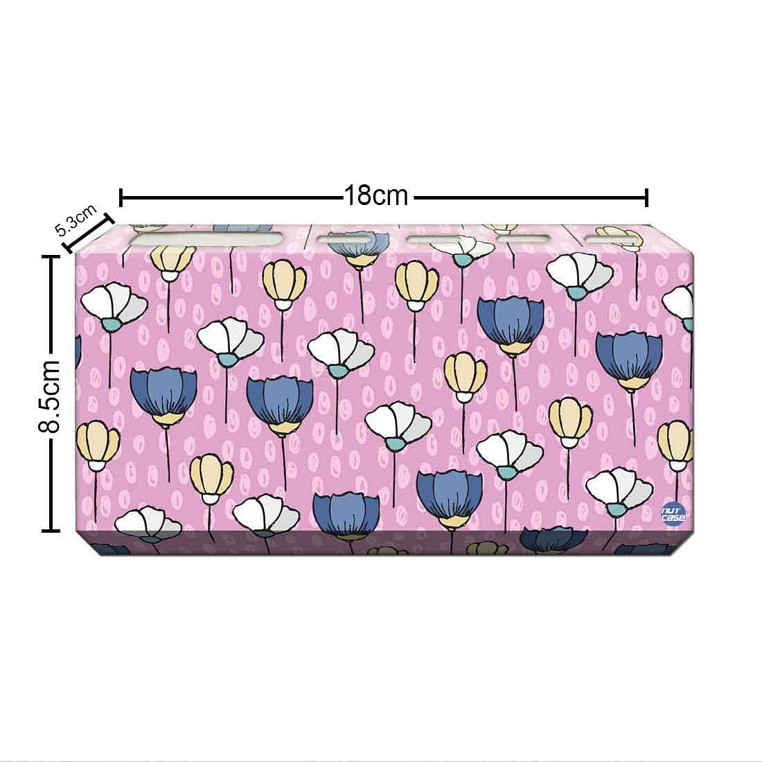 Toothbrush Holder Wall Mounted -Vintage Flower Pattern - Image 3