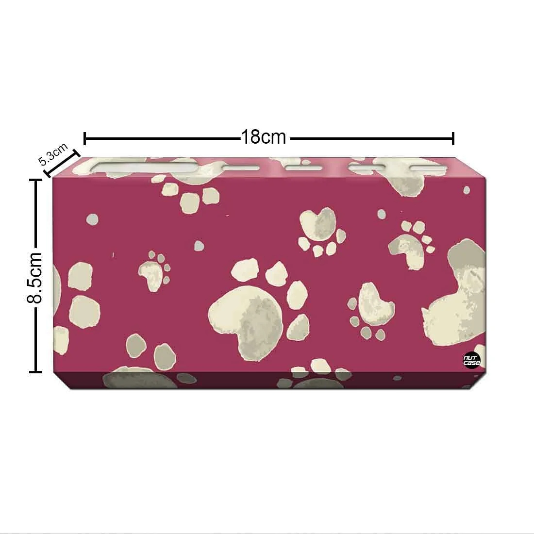 Toothbrush Holder Wall Mounted -Cute Baby Flowers Red - Image 3