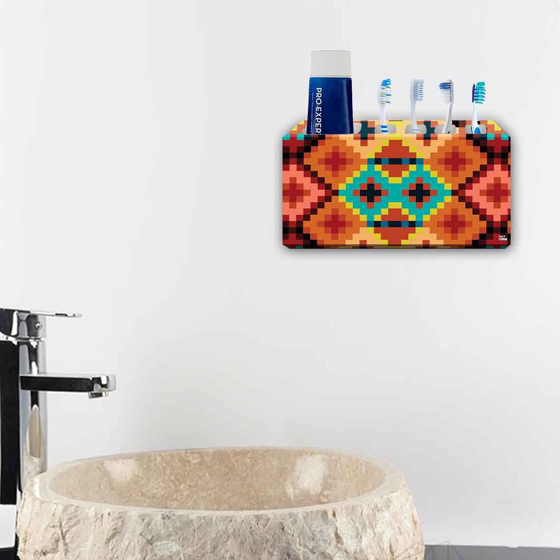 Decorative Luxury Toothbrush Holder - Diamond Pattern Everywhere - Image 4