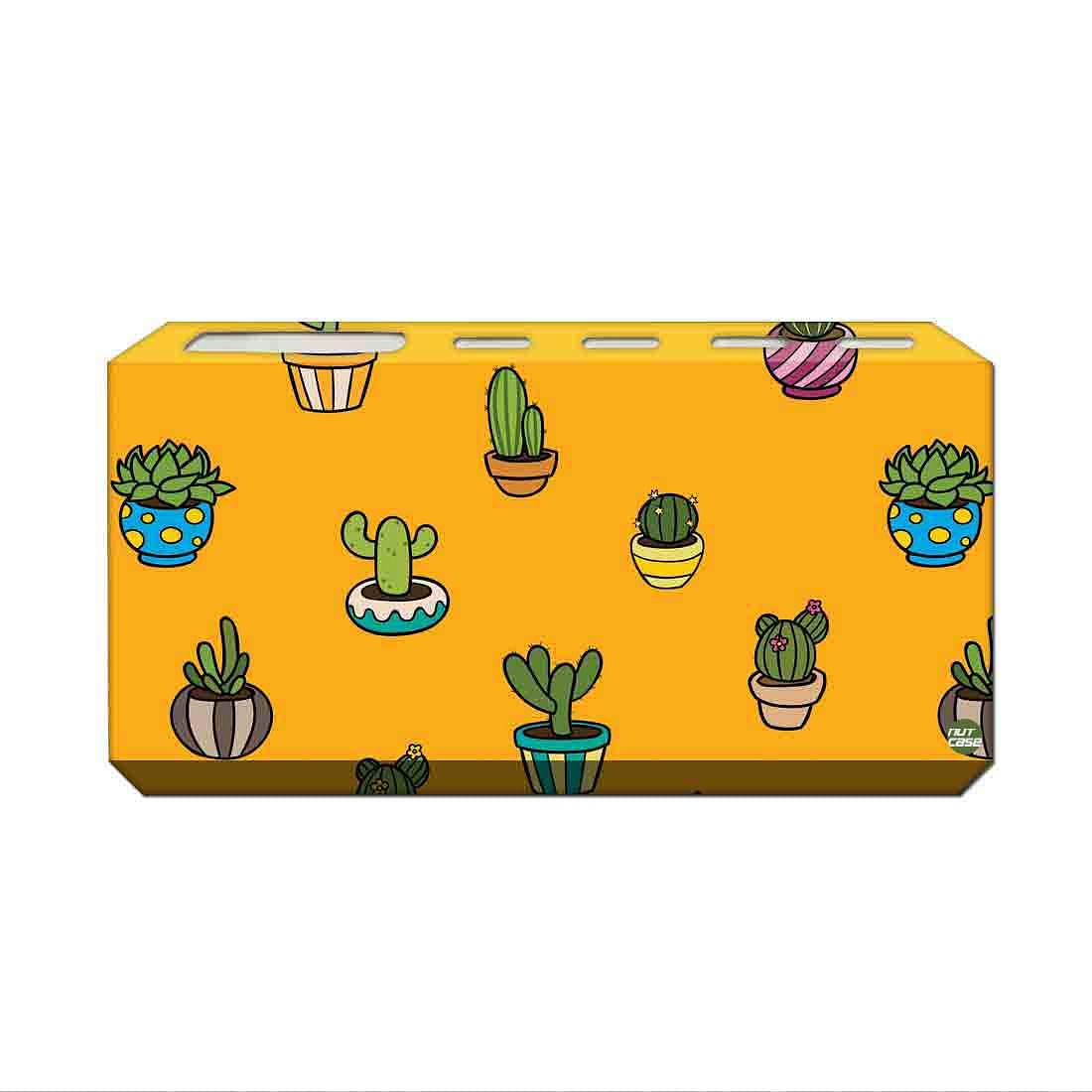 Cute Toothbrush Basket for Bathroom with Printed Baby Plants Design - Image 2