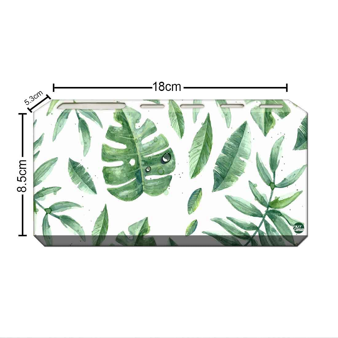 Toothbrush Holder Wall Mounted - Tropical Leaves - Image 3