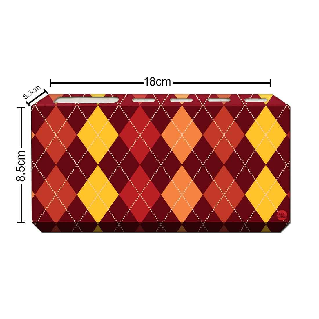 Toothbrush Holder Wall Mounted -Diamonds I Red and Yellow - Image 3