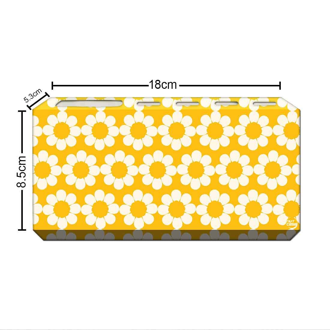 Toothbrush Holder Wall Mounted -Yellow Flowers Design - Image 3