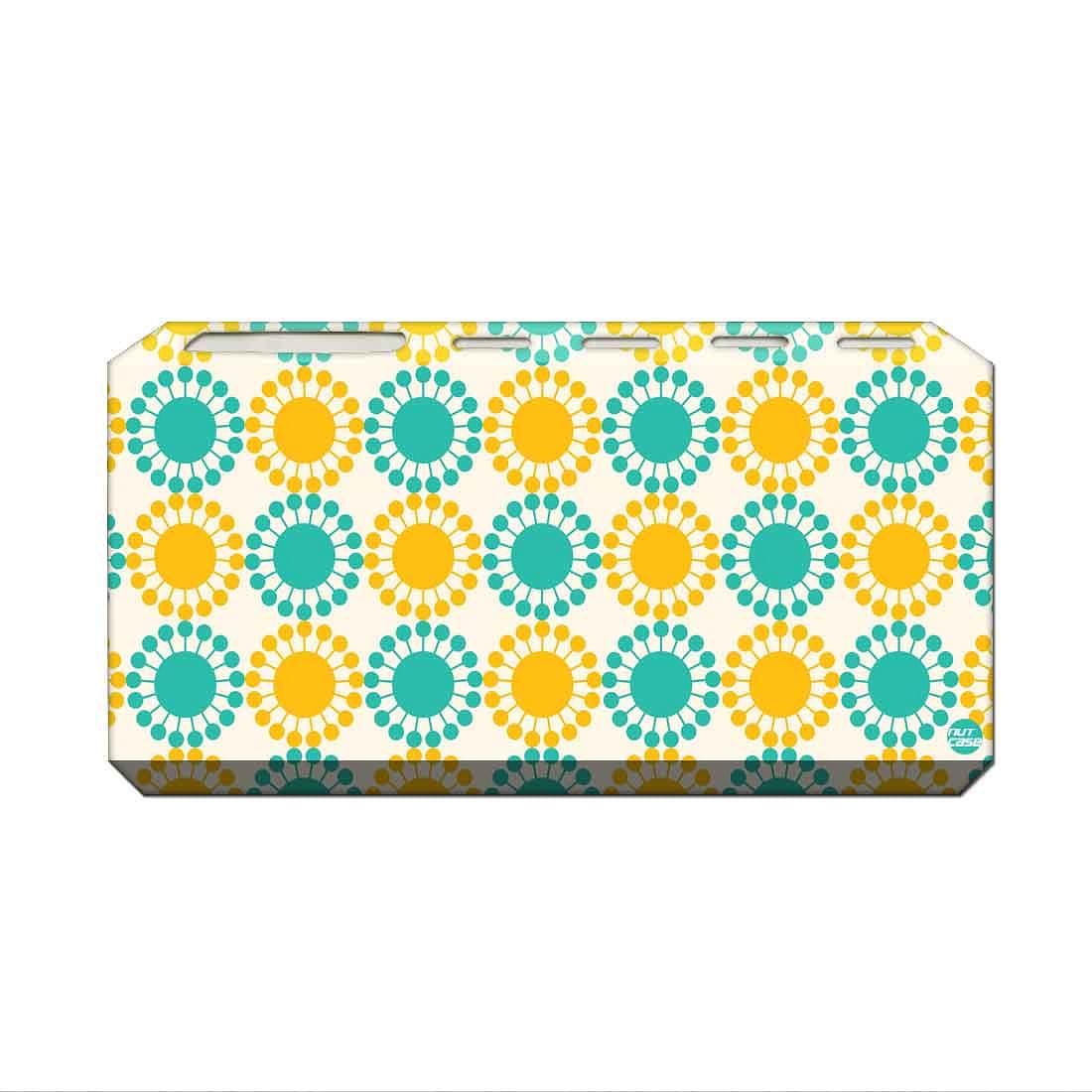 Toothbrush Holder Wall Mounted -Colorful Flowers Design - Image 2