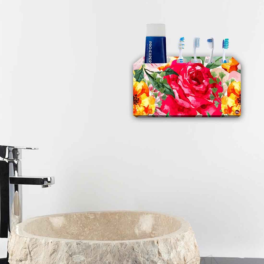 Toothbrush Holder Wall Mounted -Roses - Image 4