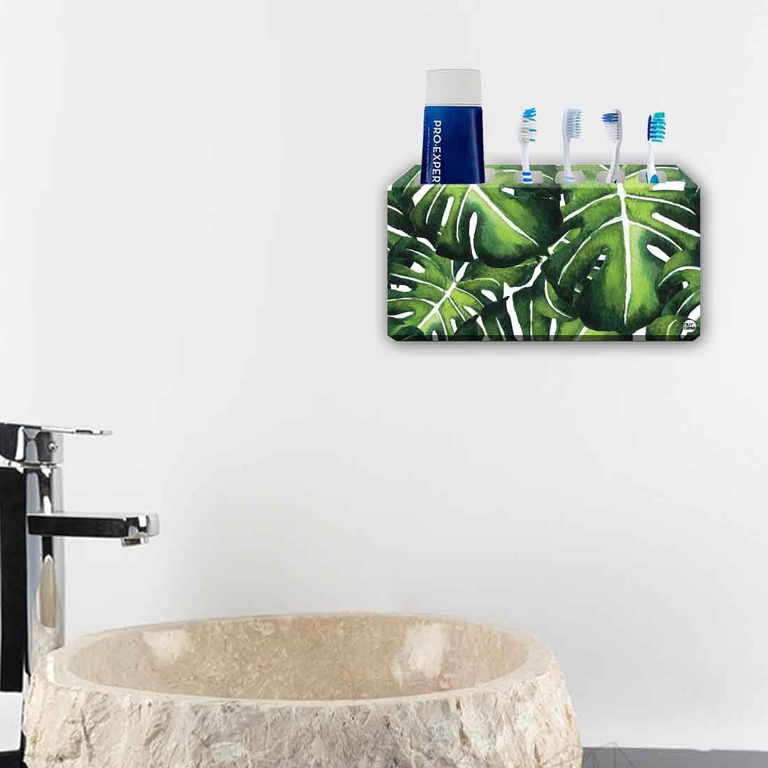 Toothbrush Holder Wall Mounted -Monstera Plants - Image 4