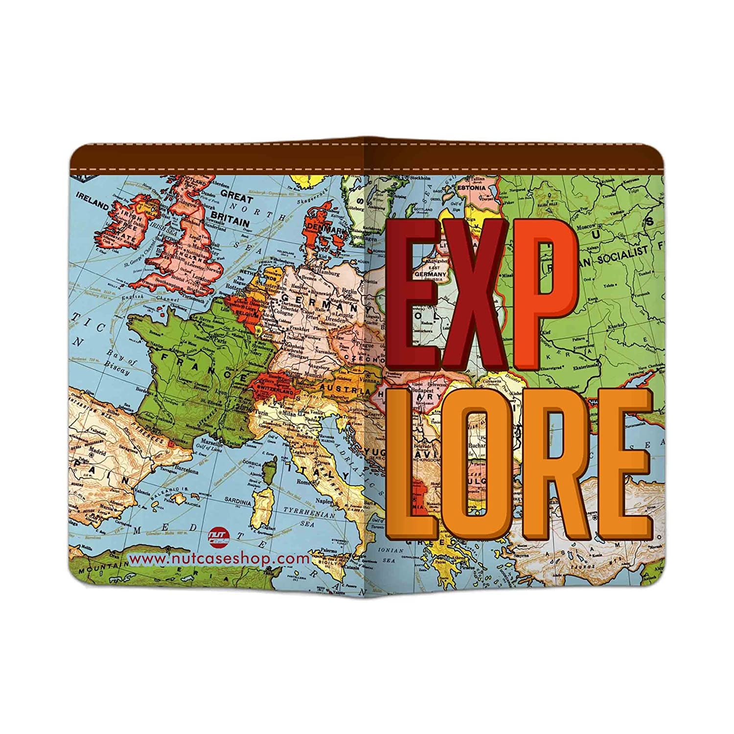 Designer Passport Cover - Explore Map - Image 2