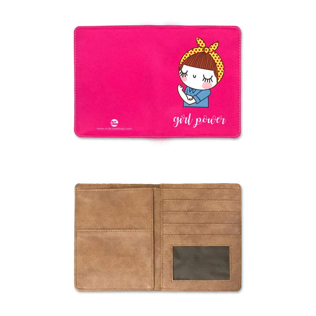 Feminist Passport Cover WalletTravel Organizer - Girl Power - Image 5