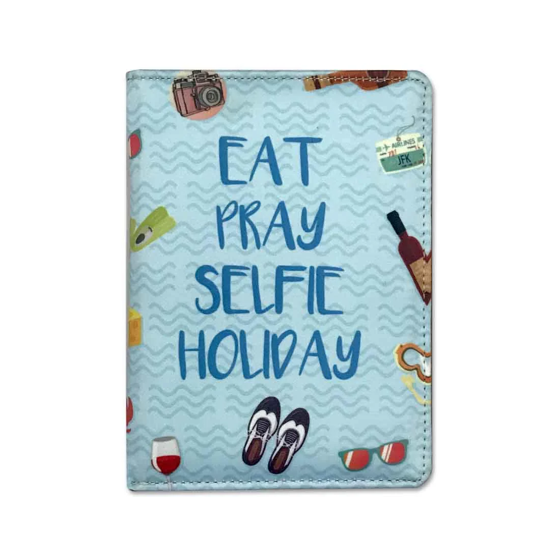 Passport Cover Wallet Travel Accessory - Eat Pray Selfie Holiday - Image 3